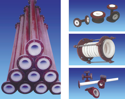 鋼襯聚四氟乙烯、聚丙烯復(fù)合管、管件